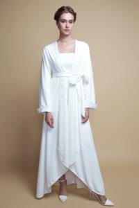 D-AS001 Revesible chiffon abaya (1)