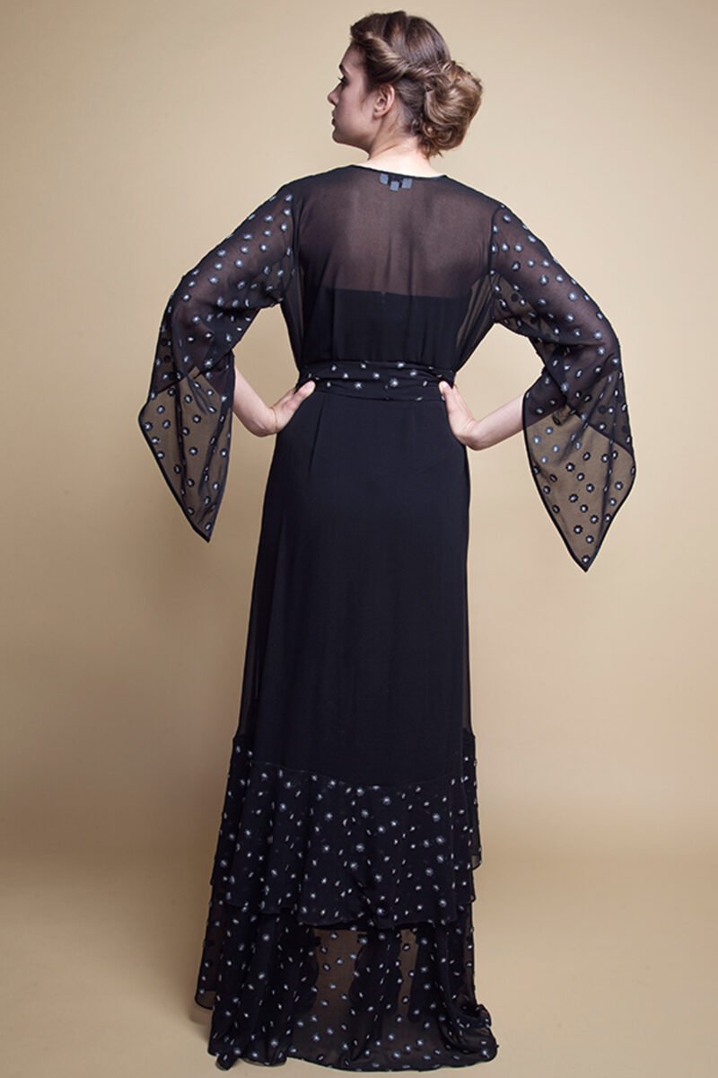 D-AS013 Chiffon abaya (3)