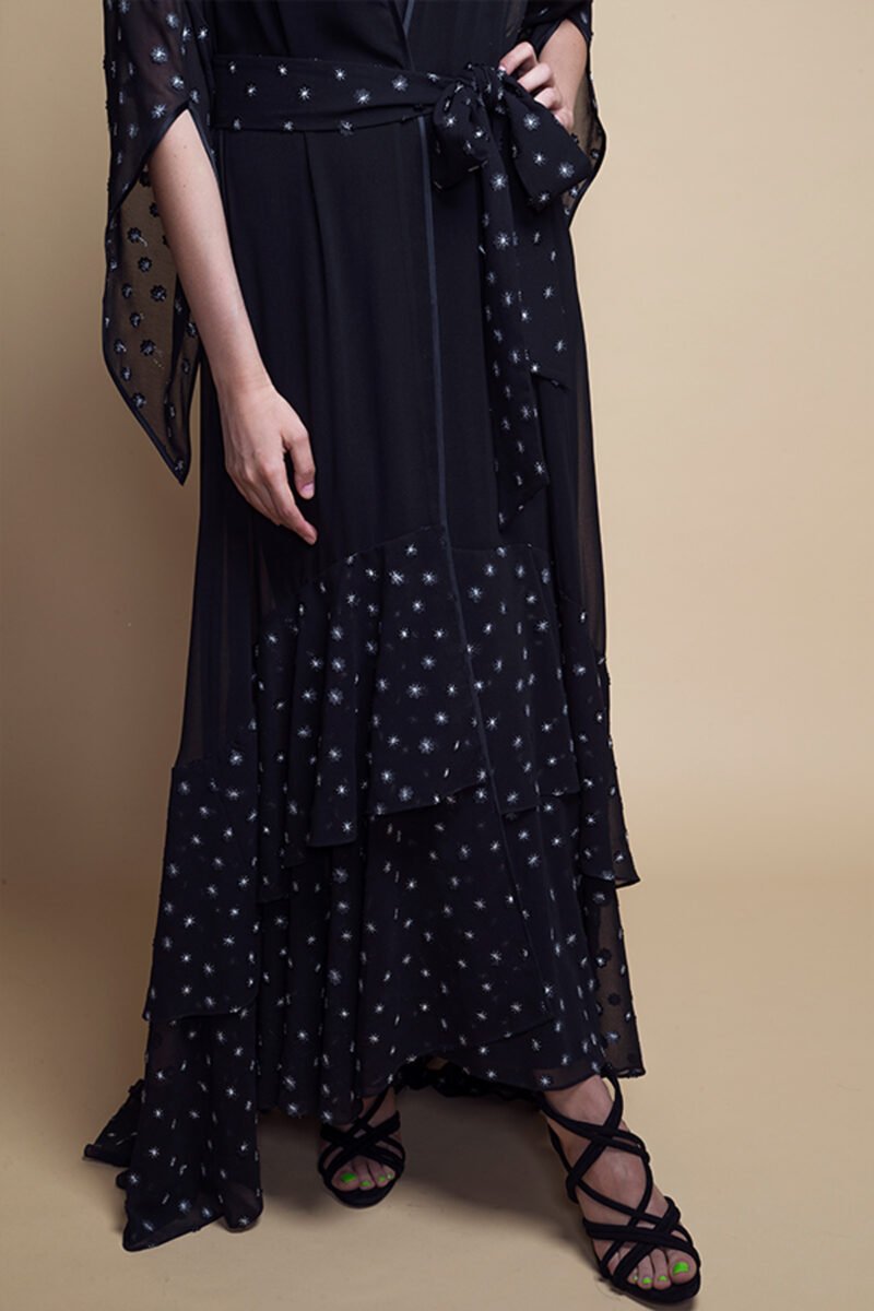 D-AS013 Chiffon abaya (4)