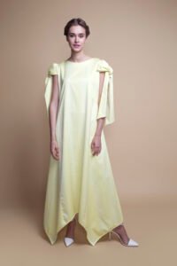 D-K012 Bow sleeved kaftan (1)